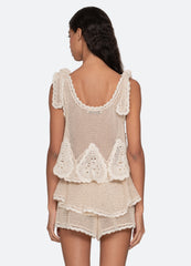 Madelyn Tank Cream / Sea New York