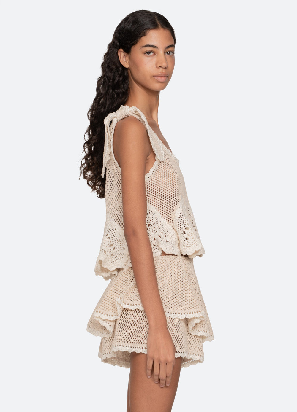 Madelyn Tank Cream / Sea New York