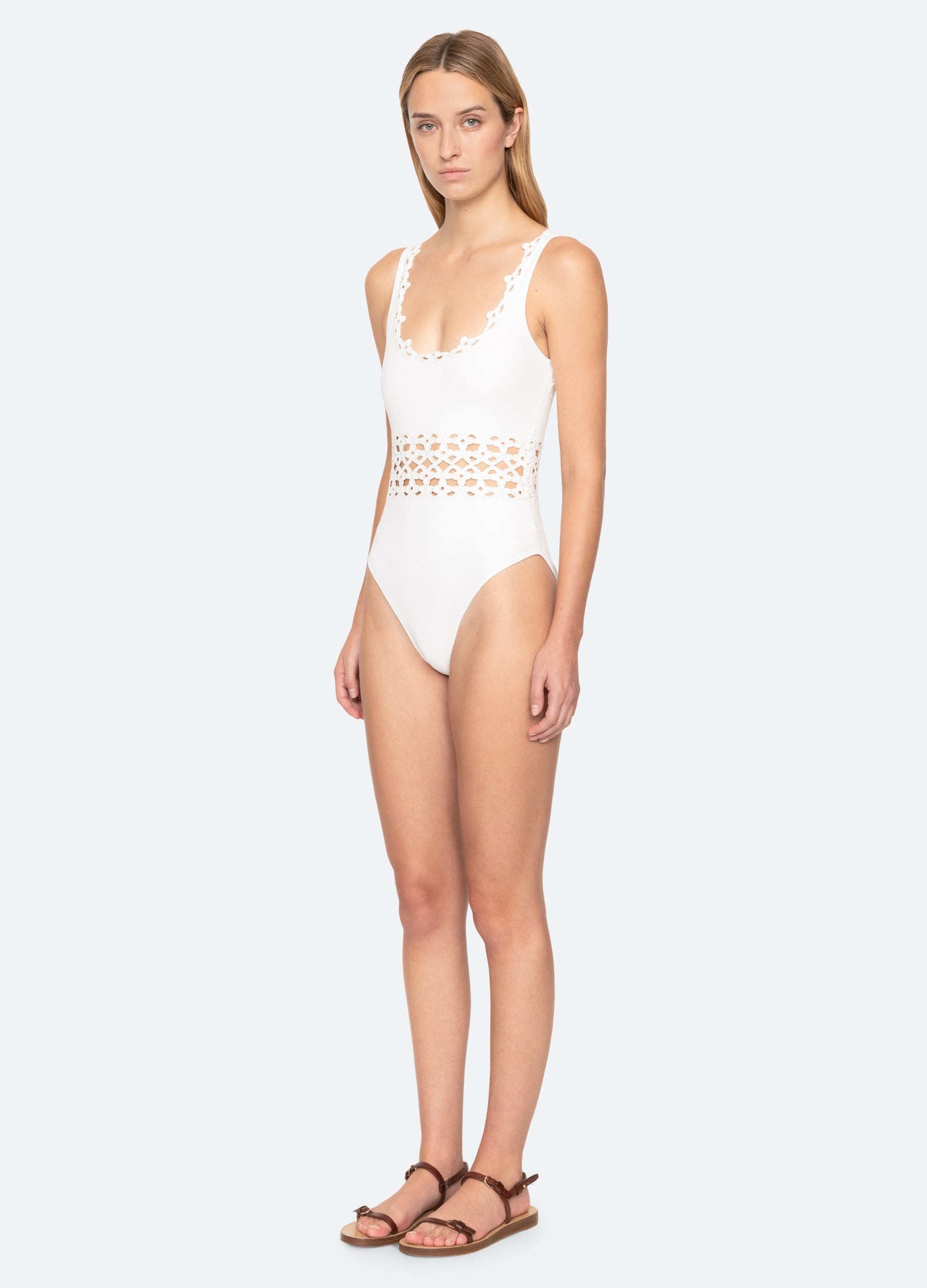 Leila One Piece Navy / Sea New York For Sale