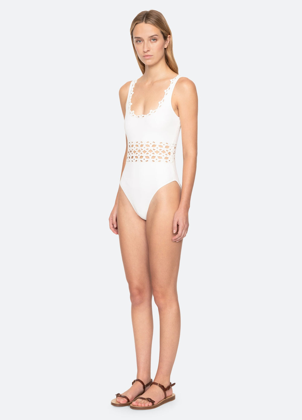 Leila One Piece Navy / Sea New York For Sale