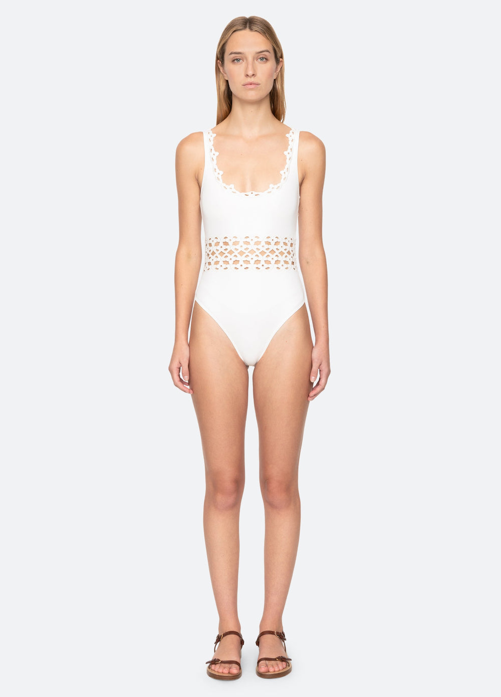 Leila One Piece Navy / Sea New York For Sale