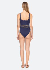 Leila One Piece Navy / Sea New York For Sale