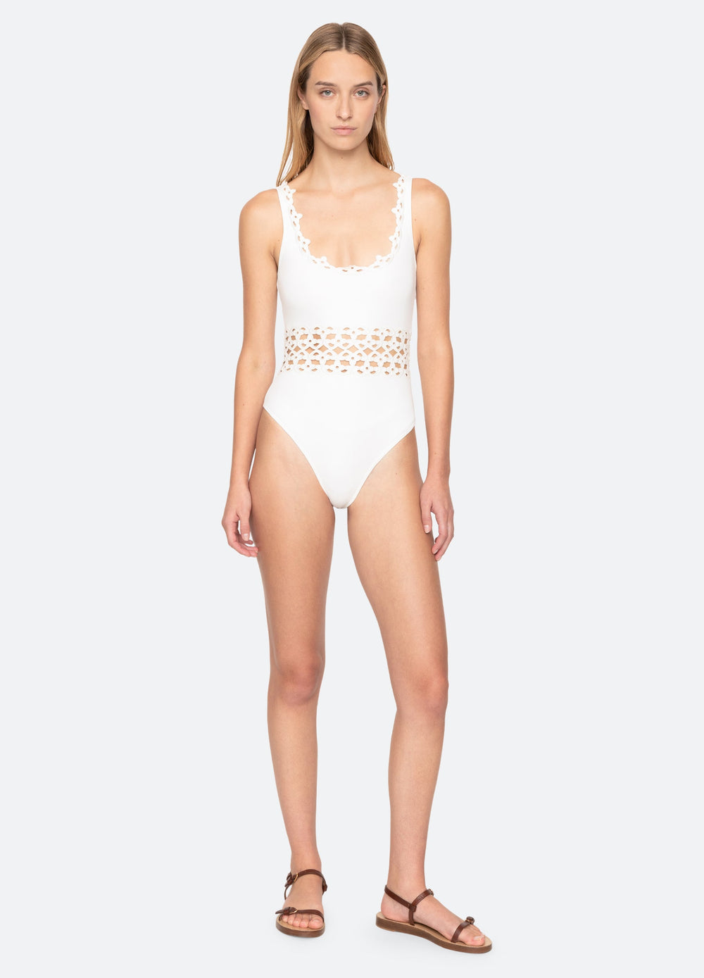 Leila One Piece Navy / Sea New York For Sale