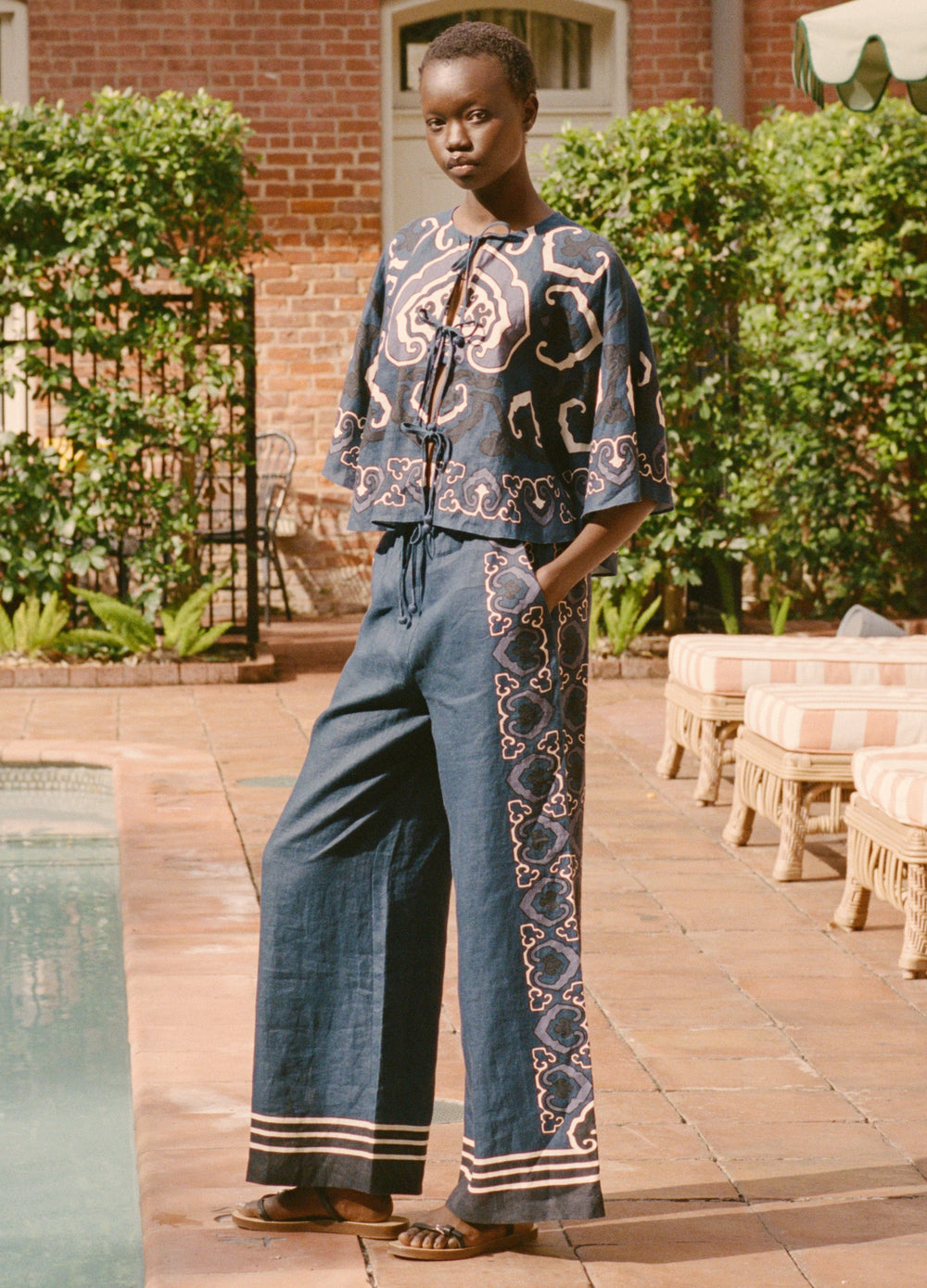Blaise Pants Navy / Sea New York Outlet