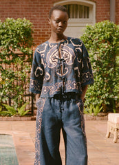 Blaise Top Navy / Sea New York For Sale