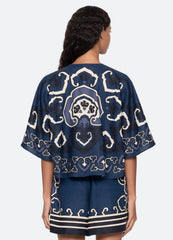 Blaise Top Navy / Sea New York For Sale