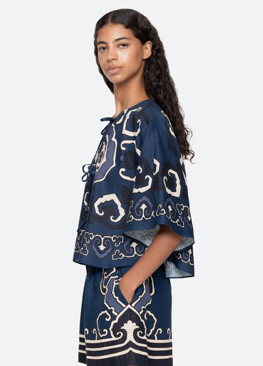 Blaise Top Navy / Sea New York For Sale