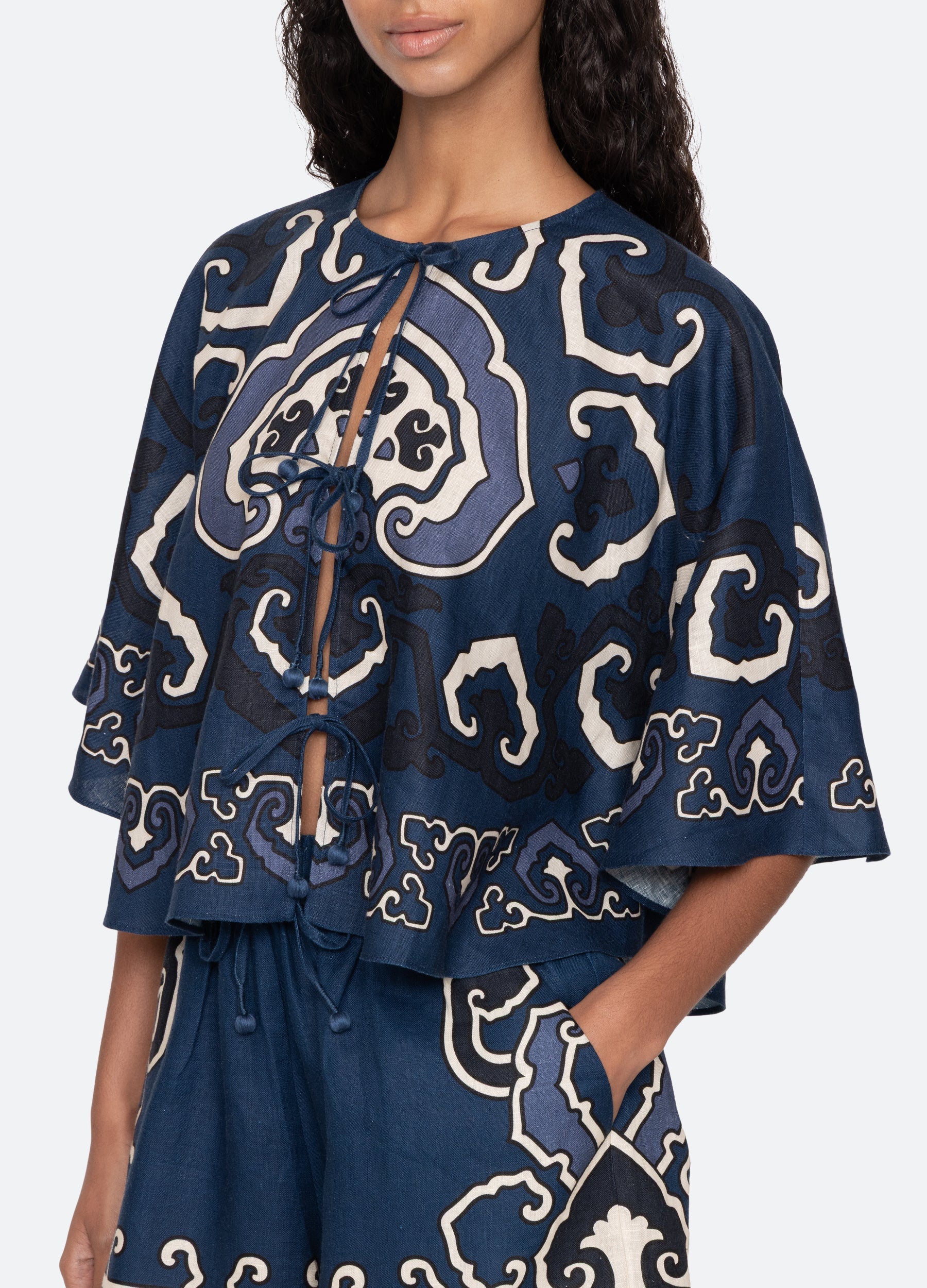 Blaise Top Navy / Sea New York For Sale