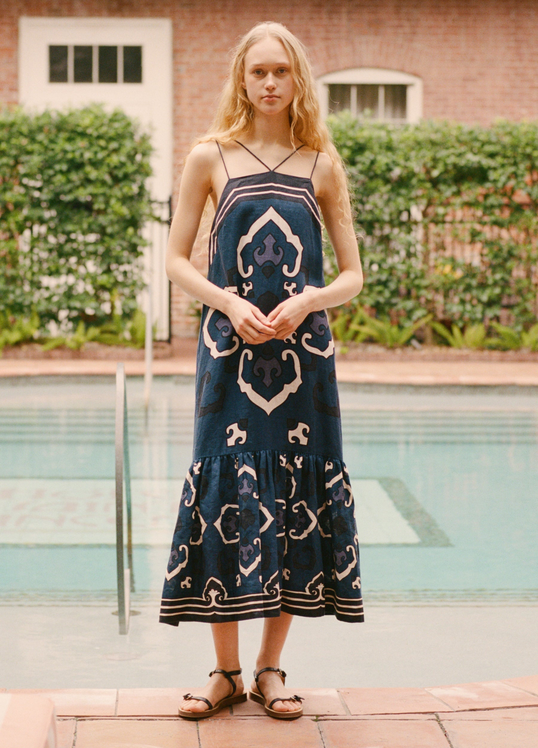 Blaise Dress Navy / Sea New York