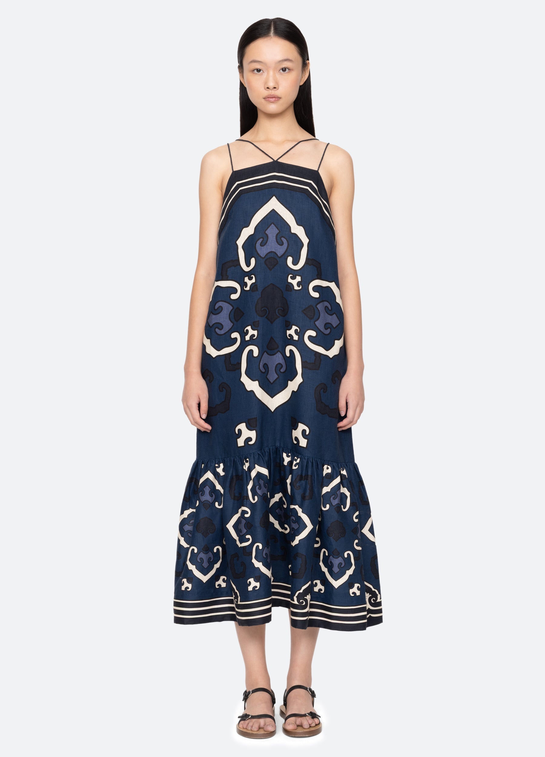 Blaise Dress Navy / Sea New York