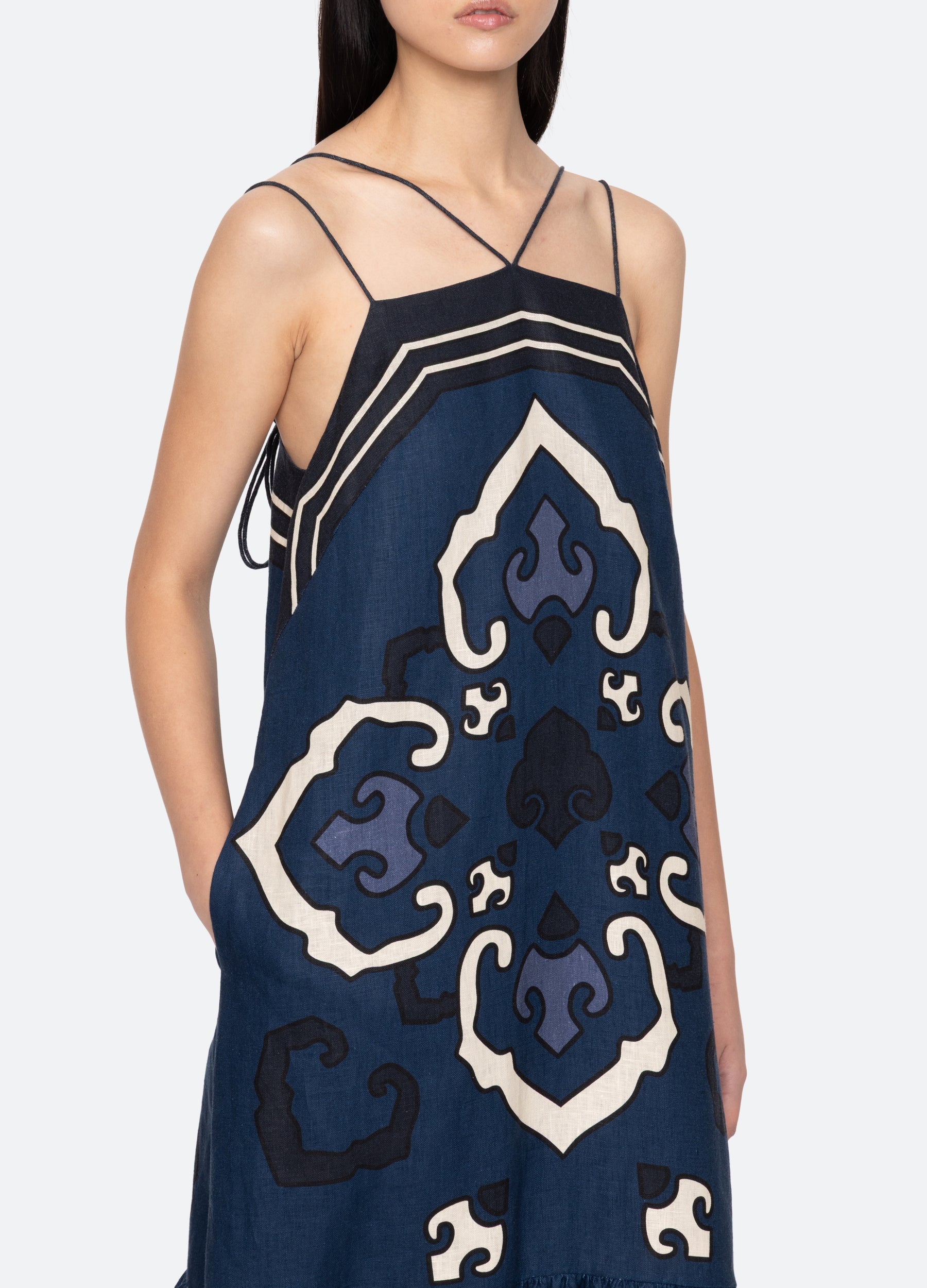 Blaise Dress Navy / Sea New York