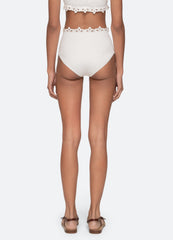 Leila Bikini Bottom White / Sea New York