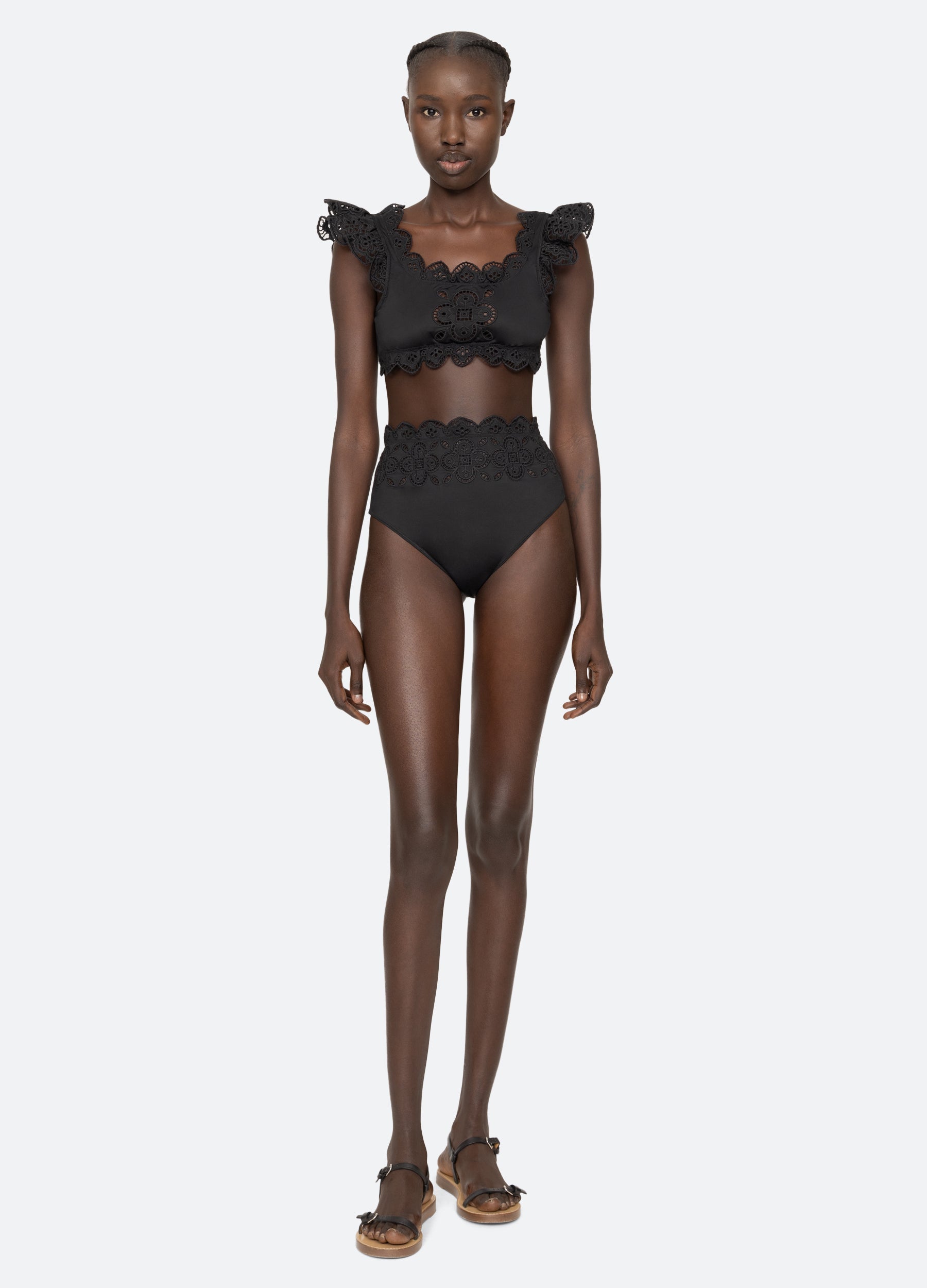 Babette Bikini Bottom Black / Sea New York US