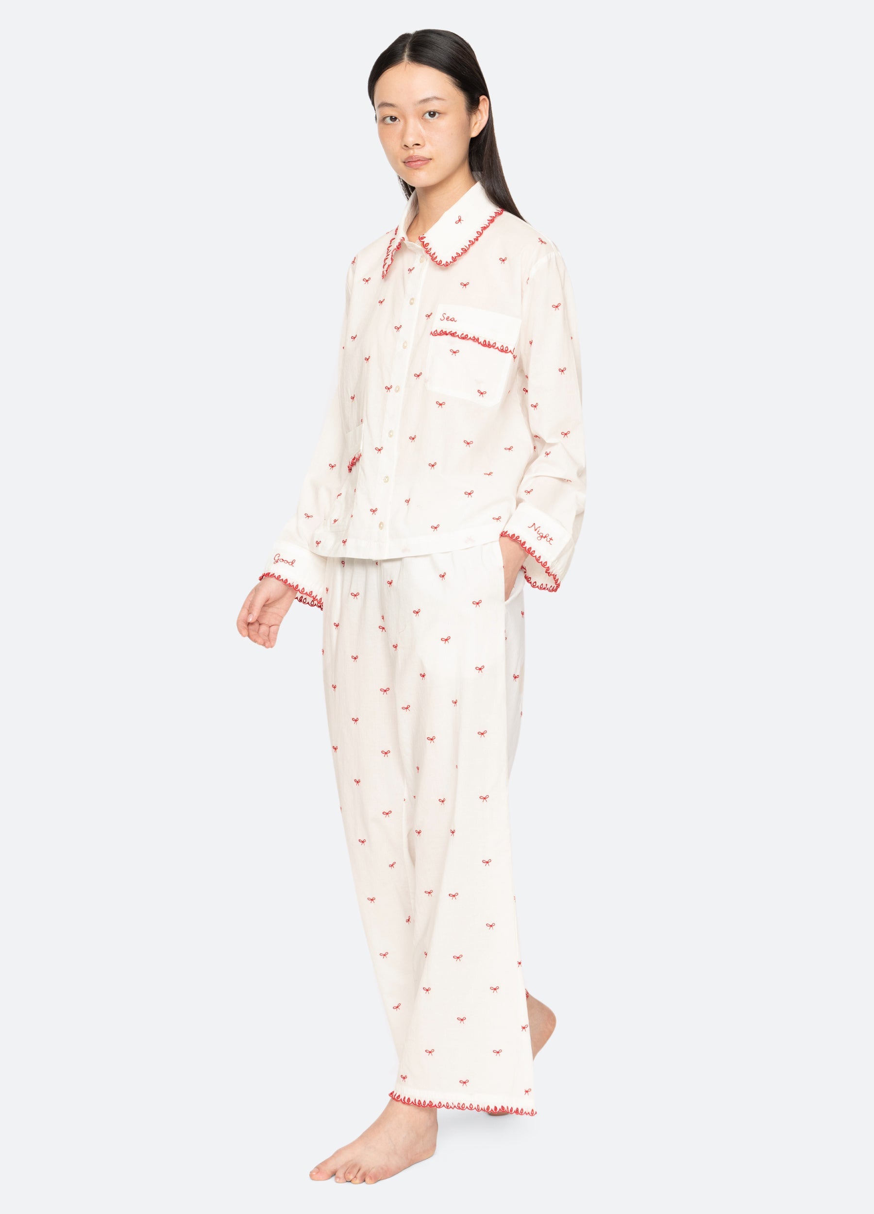 Esmee PJ Set Cream / Sea New York US