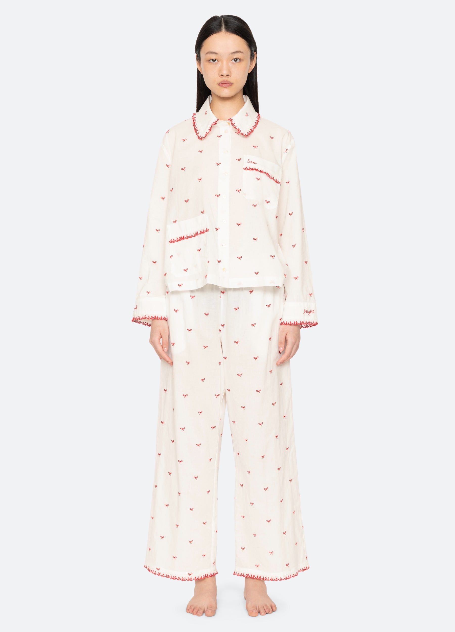 Esmee PJ Set Cream / Sea New York US