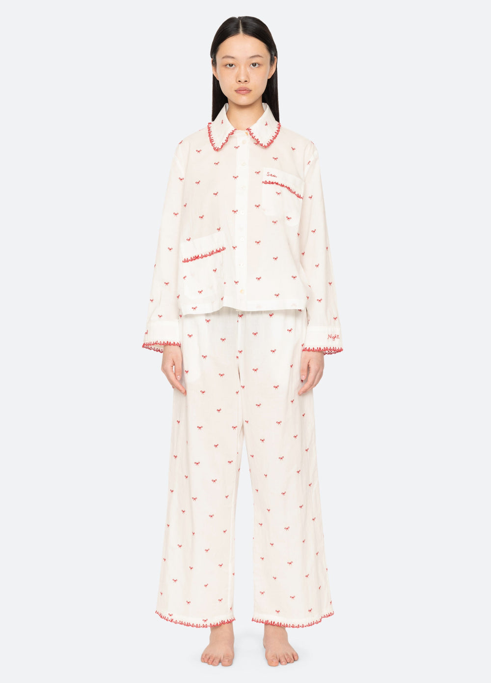 Esmee PJ Set Cream / Sea New York US