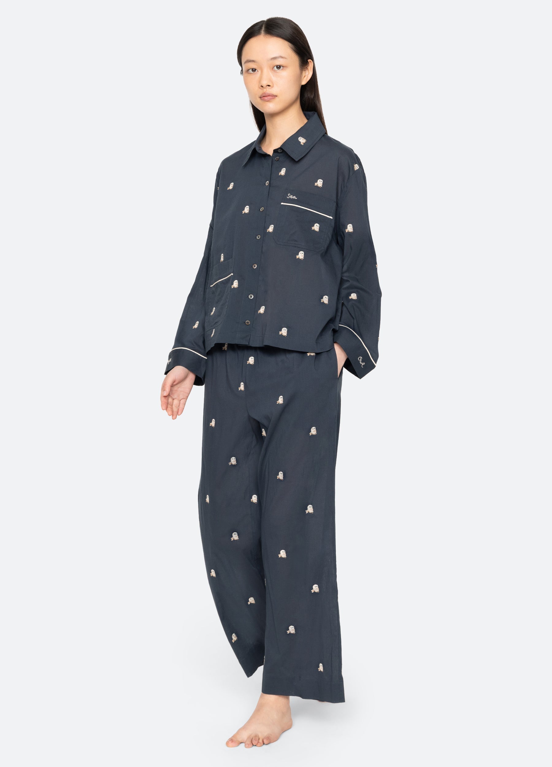 Noella PJ Set Navy / Sea New York Near me