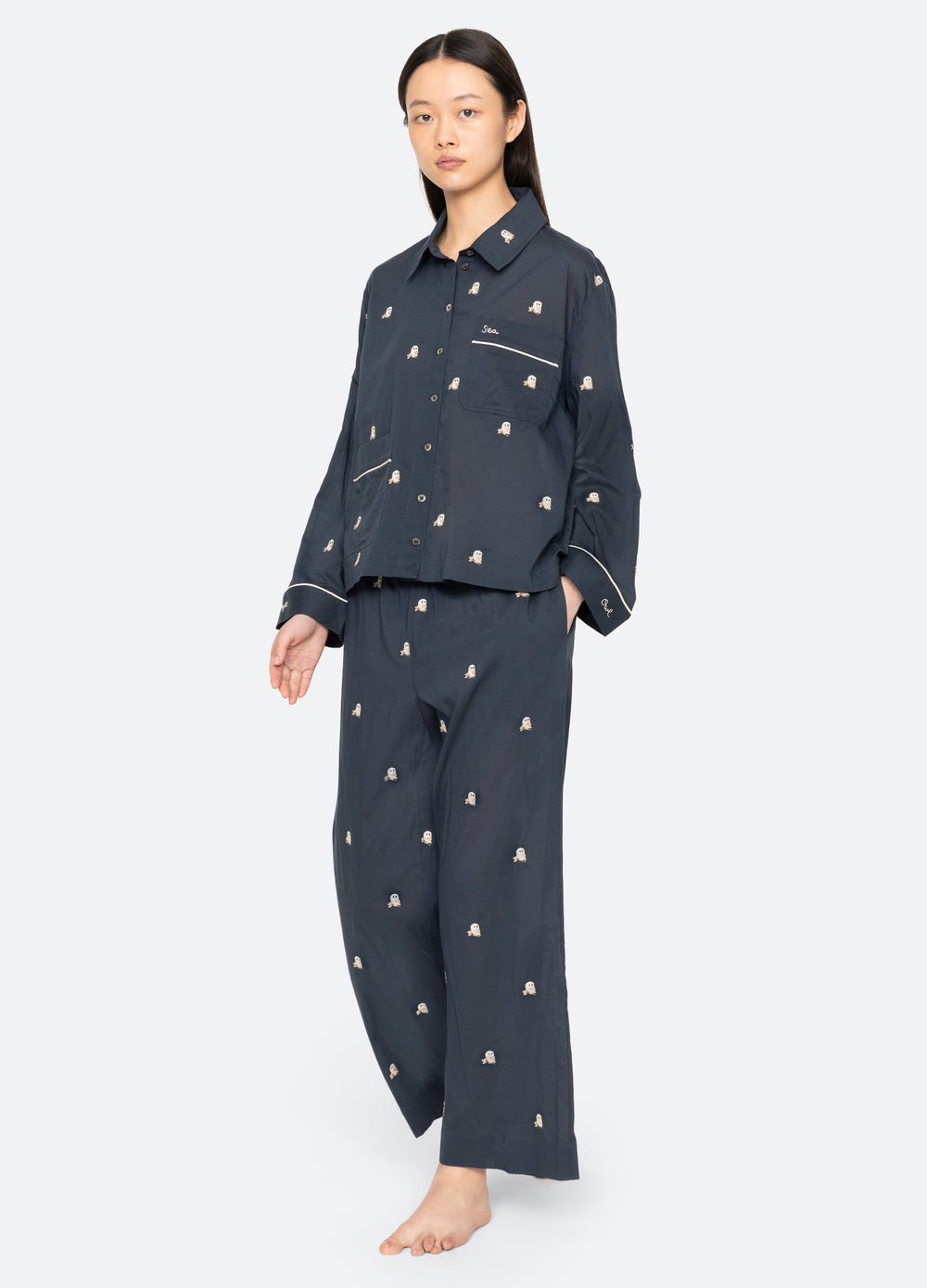 Noella PJ Set Navy / Sea New York Near me