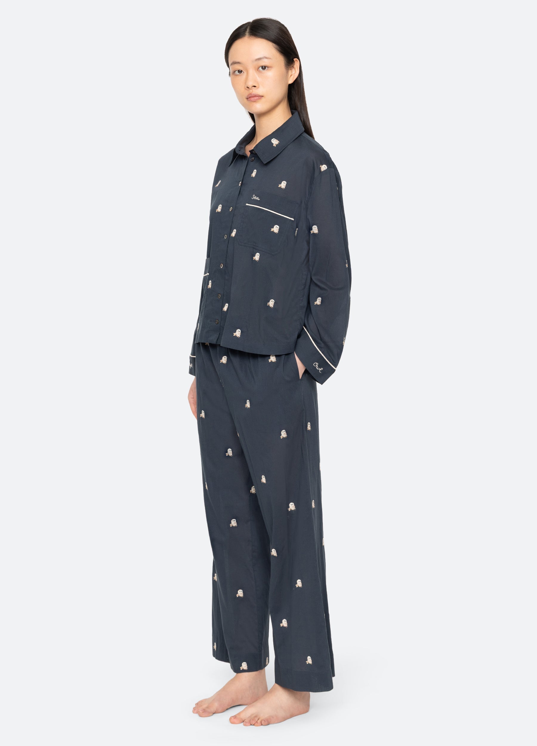Noella PJ Set Navy / Sea New York Near me