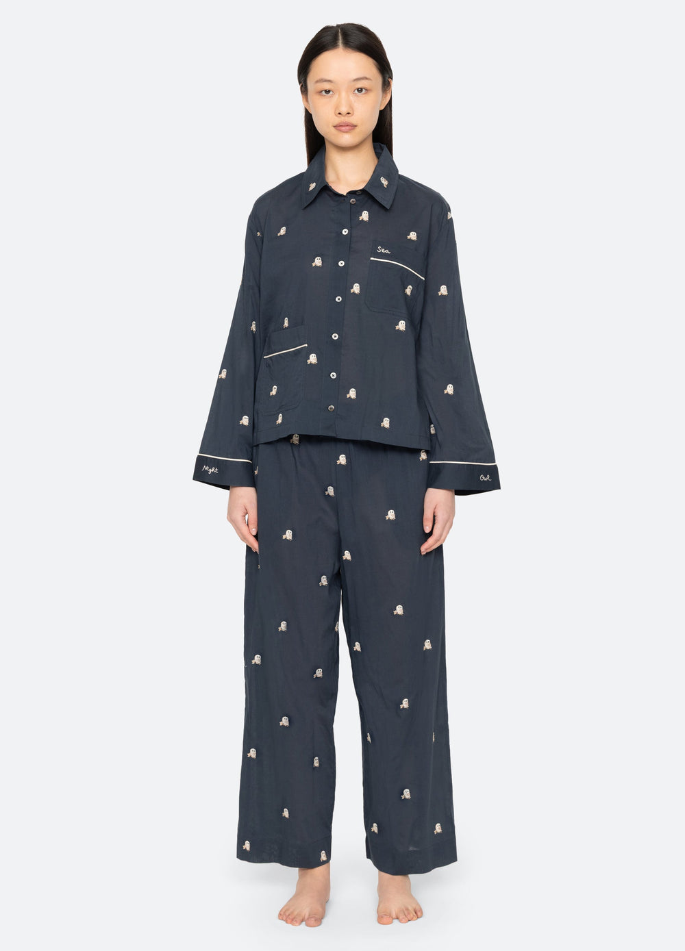 Noella PJ Set Navy / Sea New York Near me