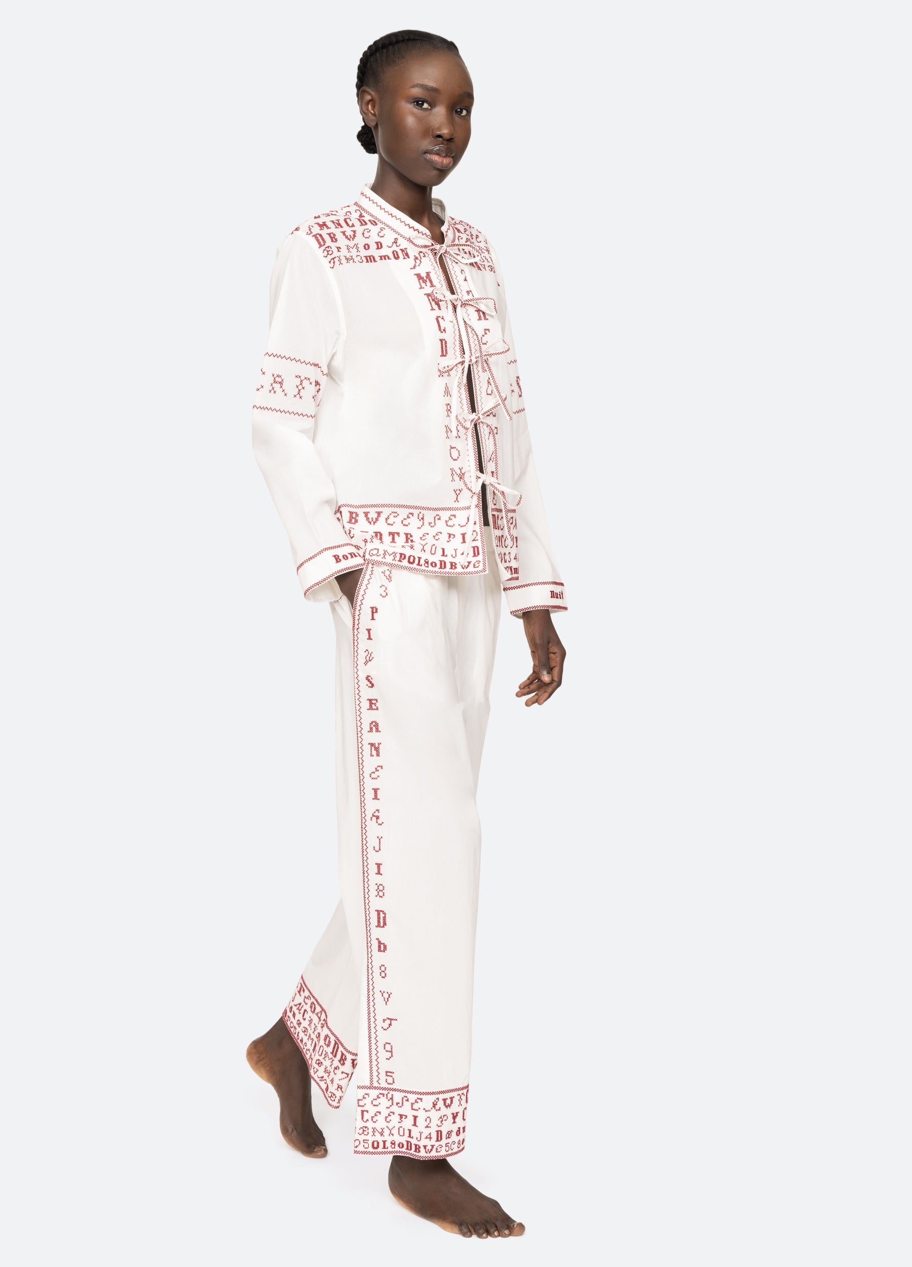 Kit PJ Set White / Sea New York Outlet