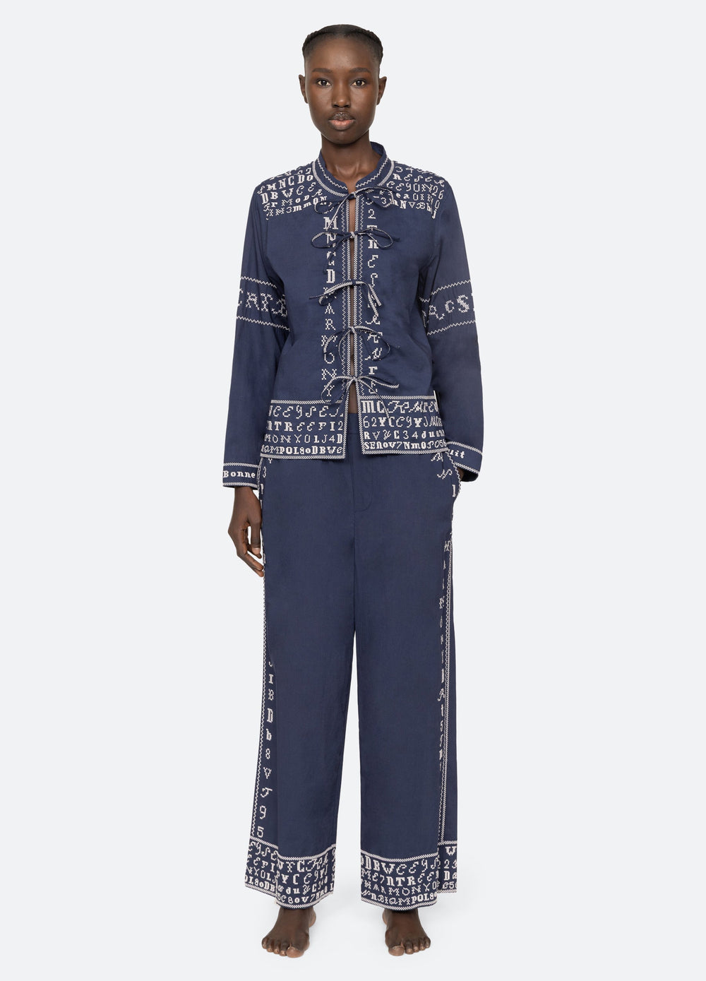 Kit PJ Set White / Sea New York Outlet