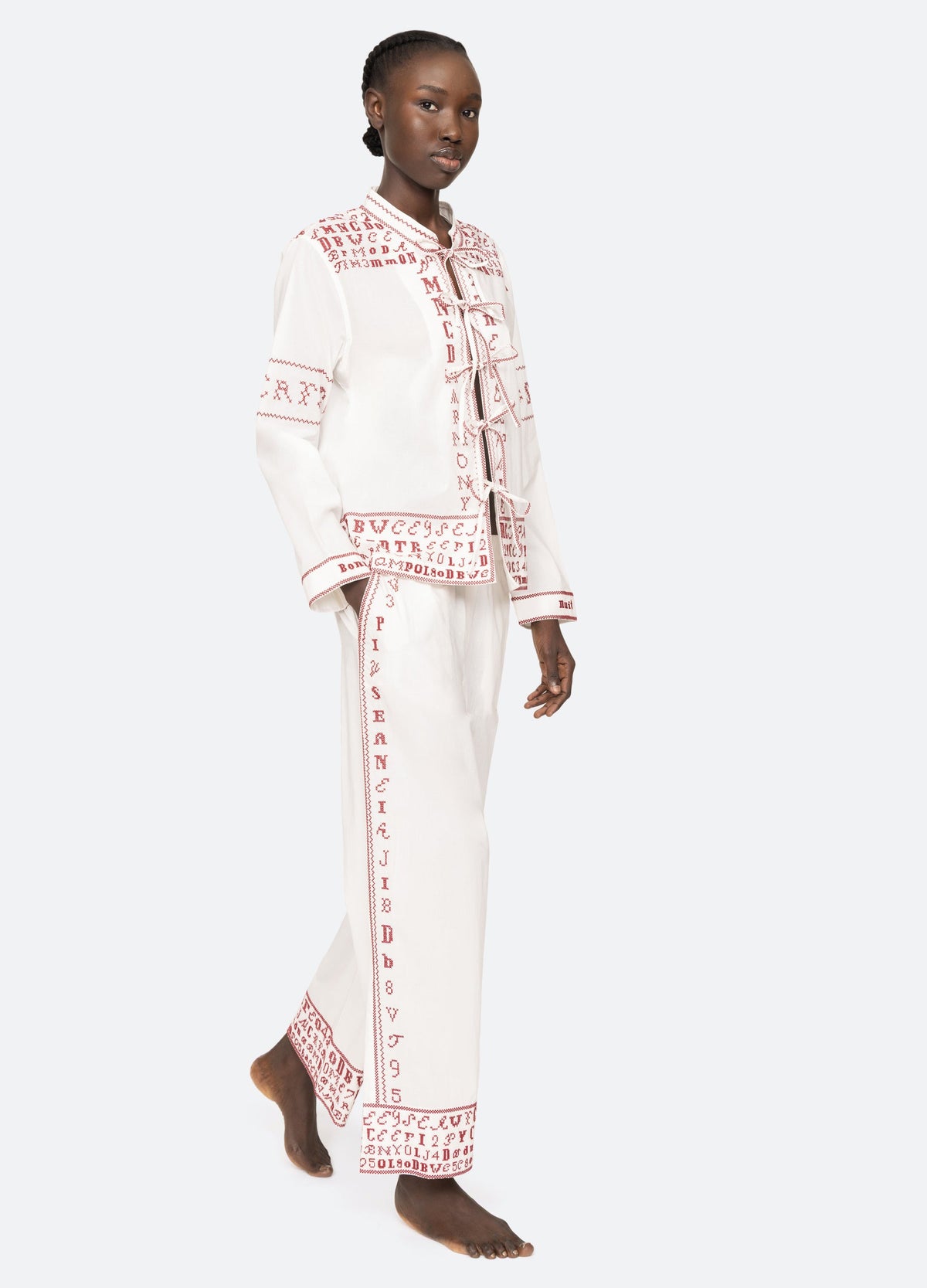 Kit PJ Set White / Sea New York Outlet