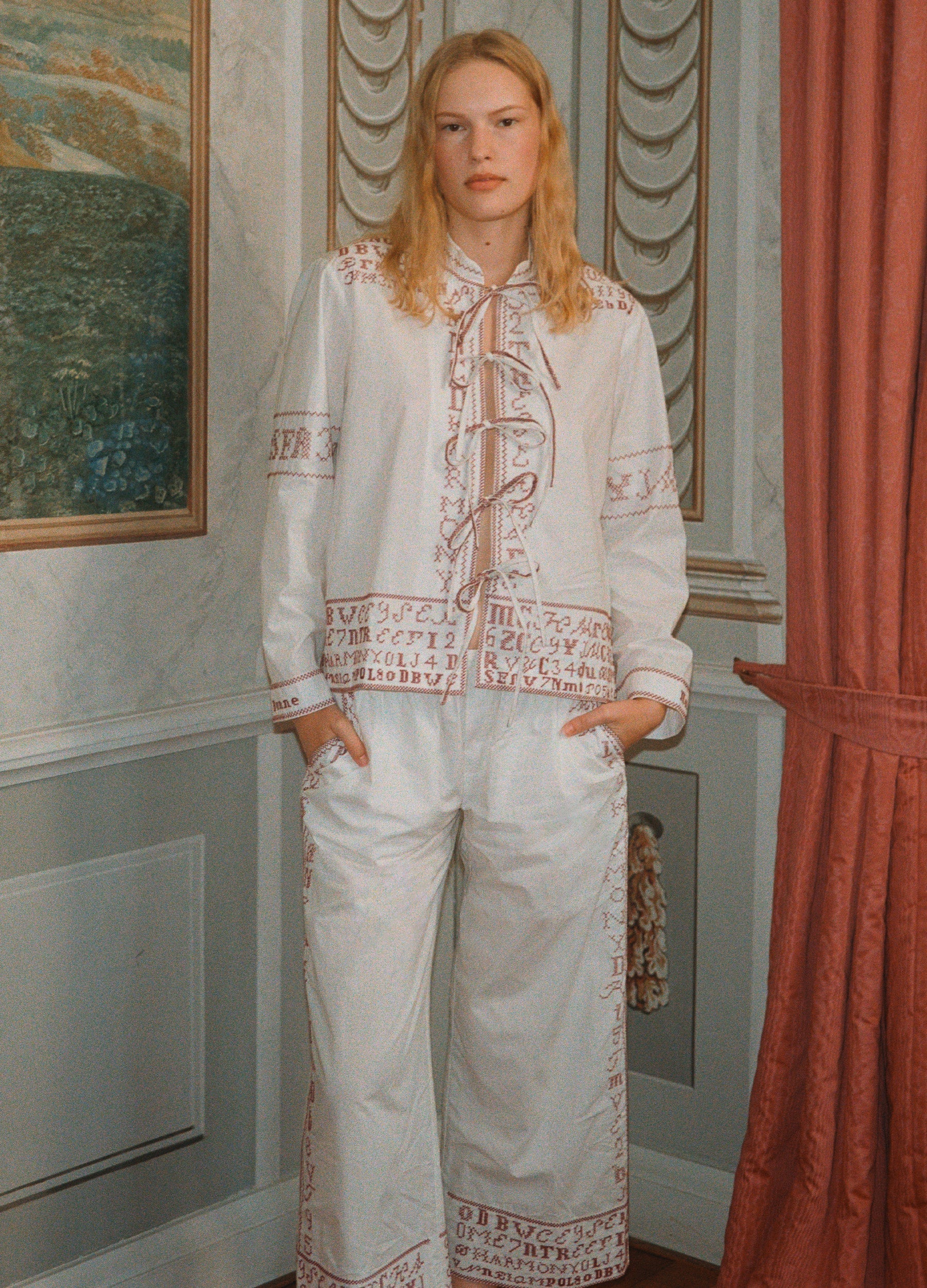 Kit PJ Set White / Sea New York Outlet