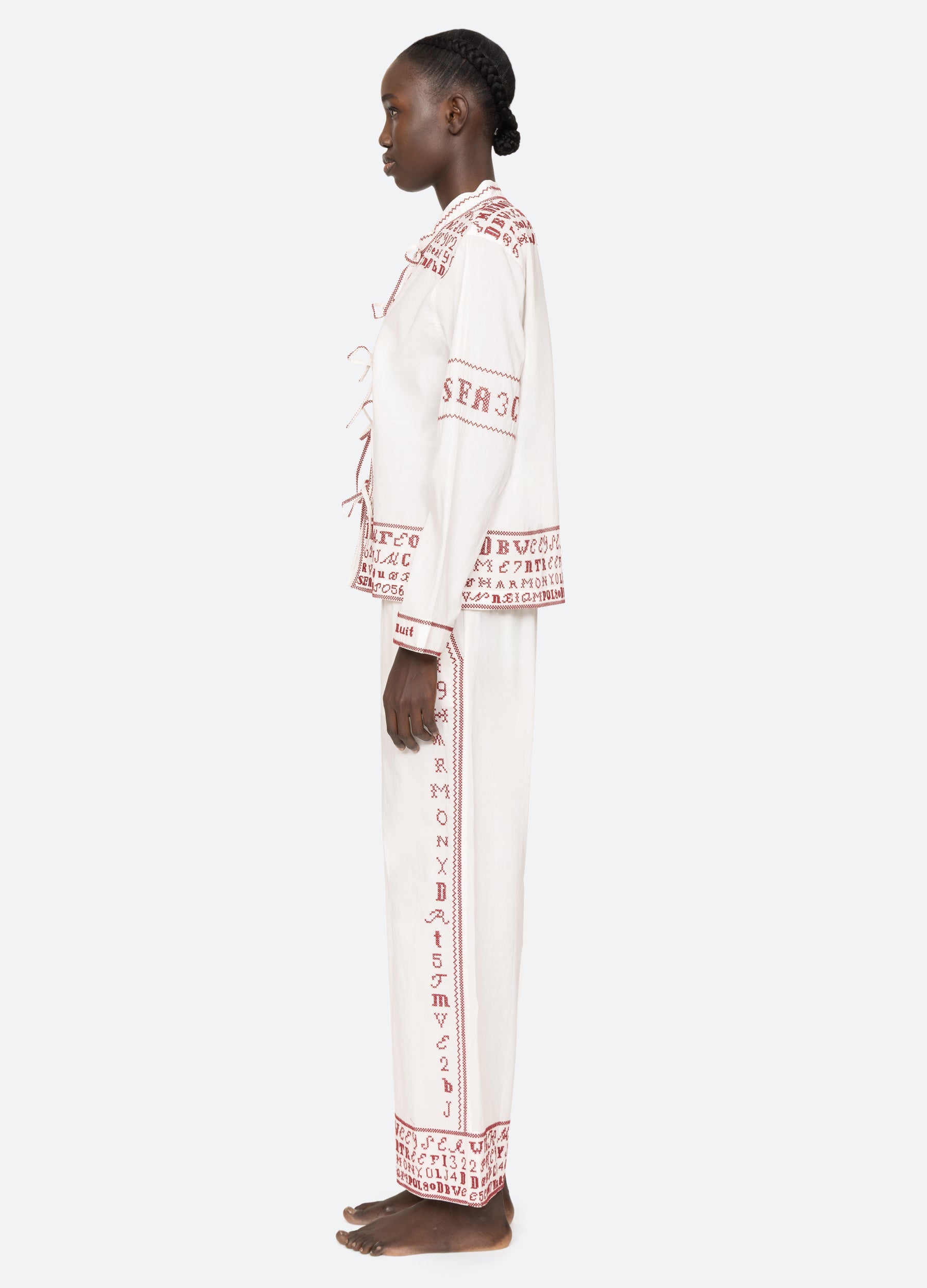 Kit PJ Set White / Sea New York Outlet