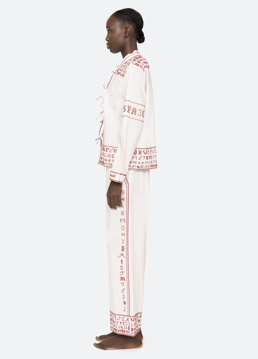 Kit PJ Set White / Sea New York Outlet