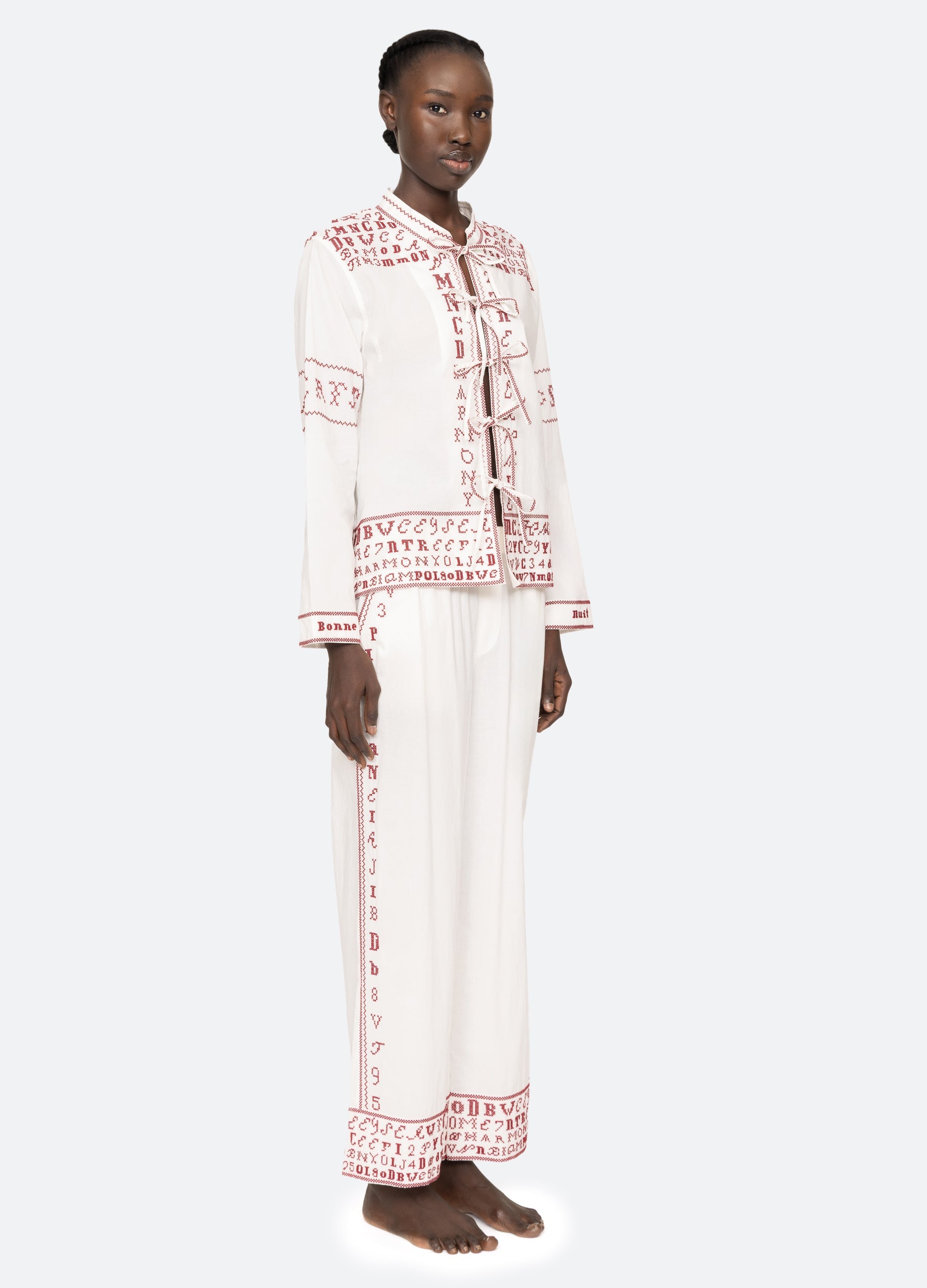 Kit PJ Set White / Sea New York Outlet