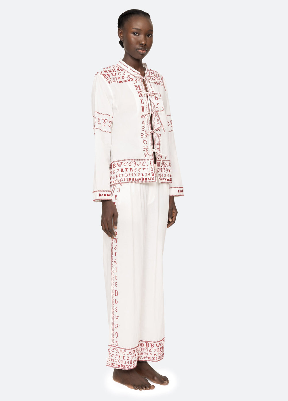 Kit PJ Set White / Sea New York Outlet