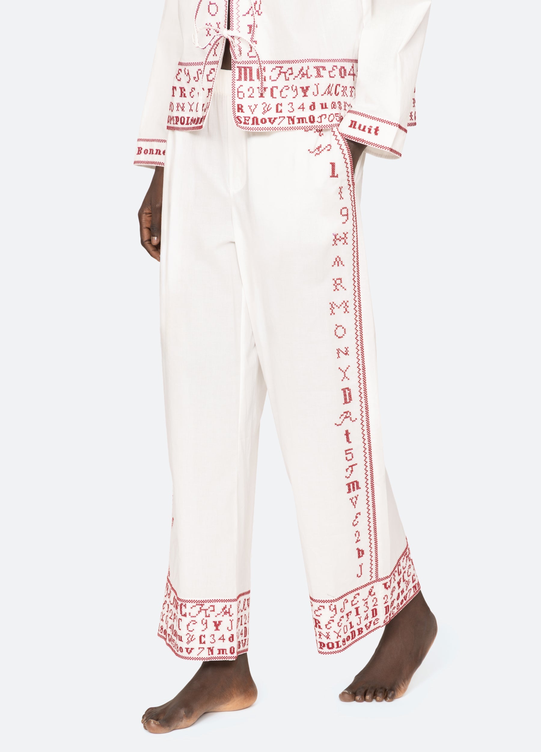 Kit PJ Set White / Sea New York Outlet