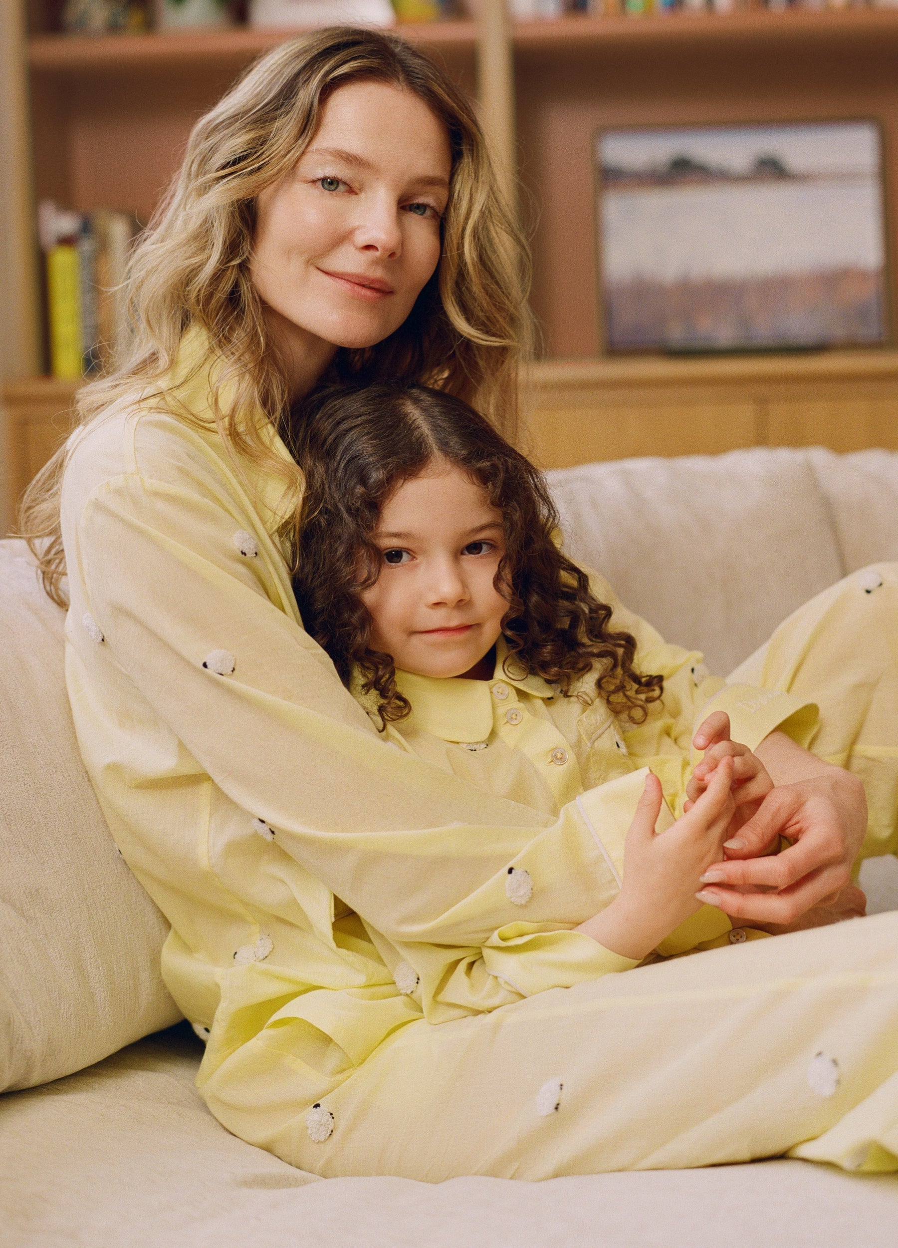 Sheep Kids PJ Set Yellow / Sea New York Sale