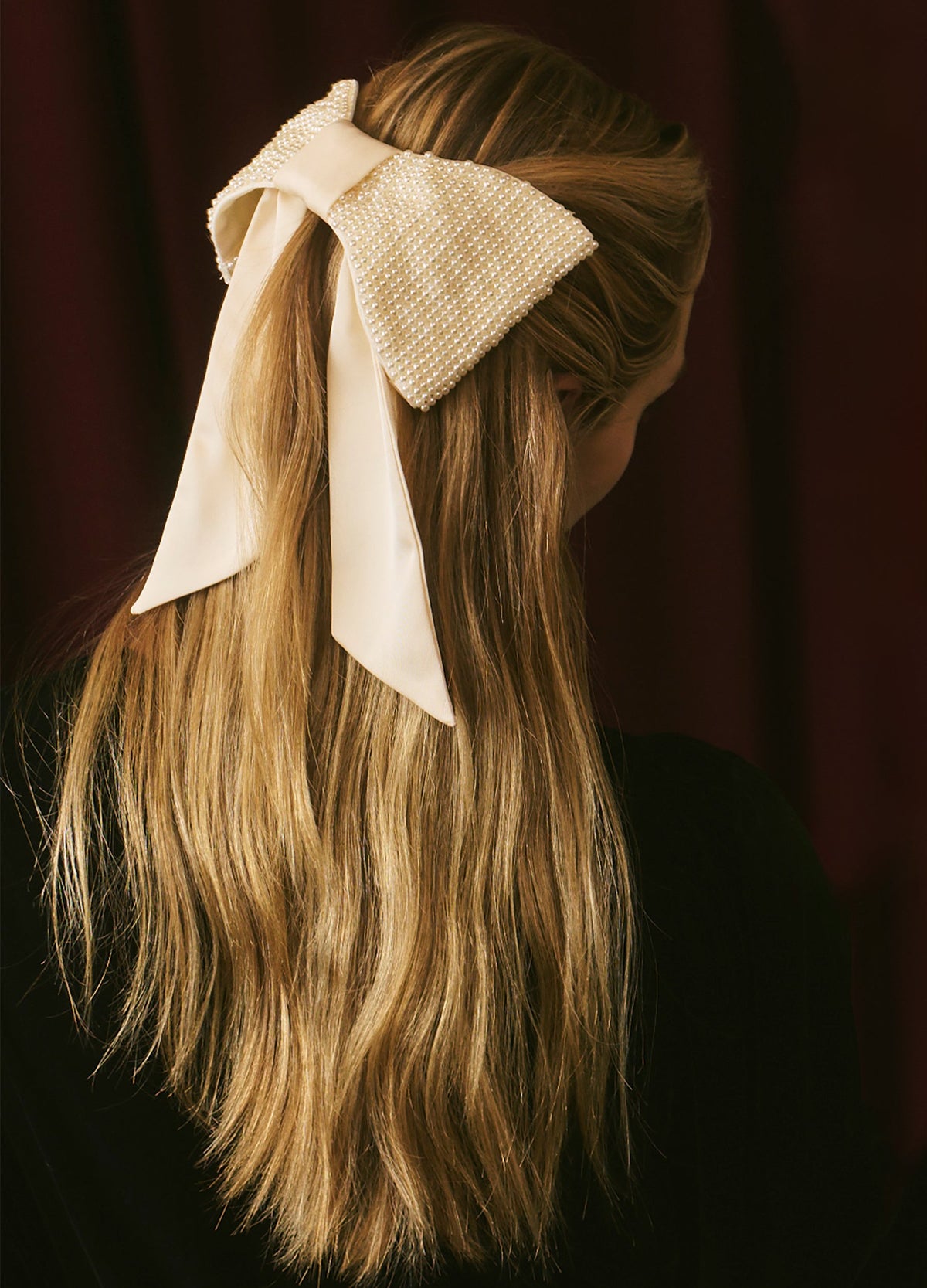 Seraphine Bow Clip Cream / Sea New York For Sale