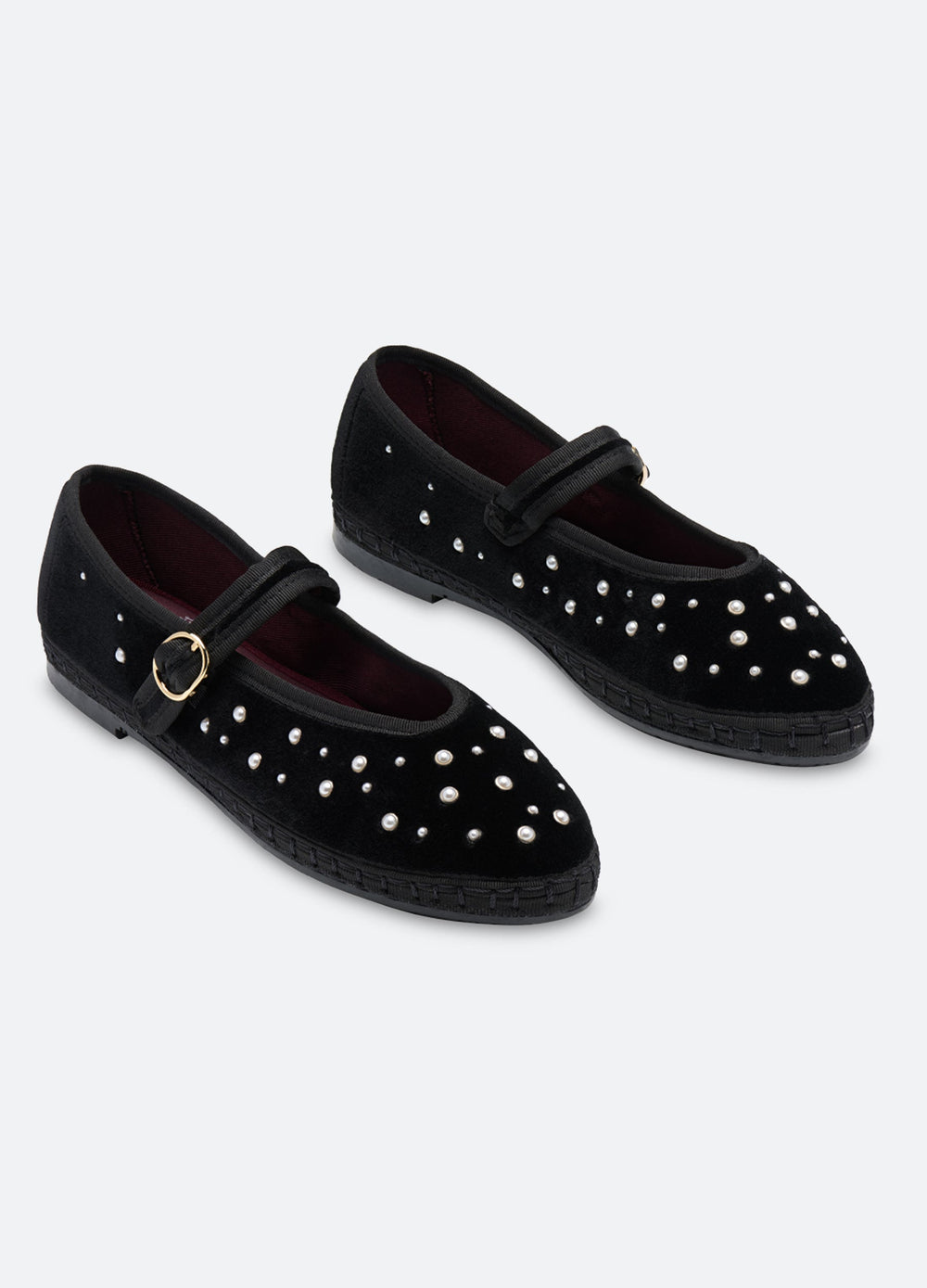 Pearl Mary Jane Flats Black / Sea New York Near me