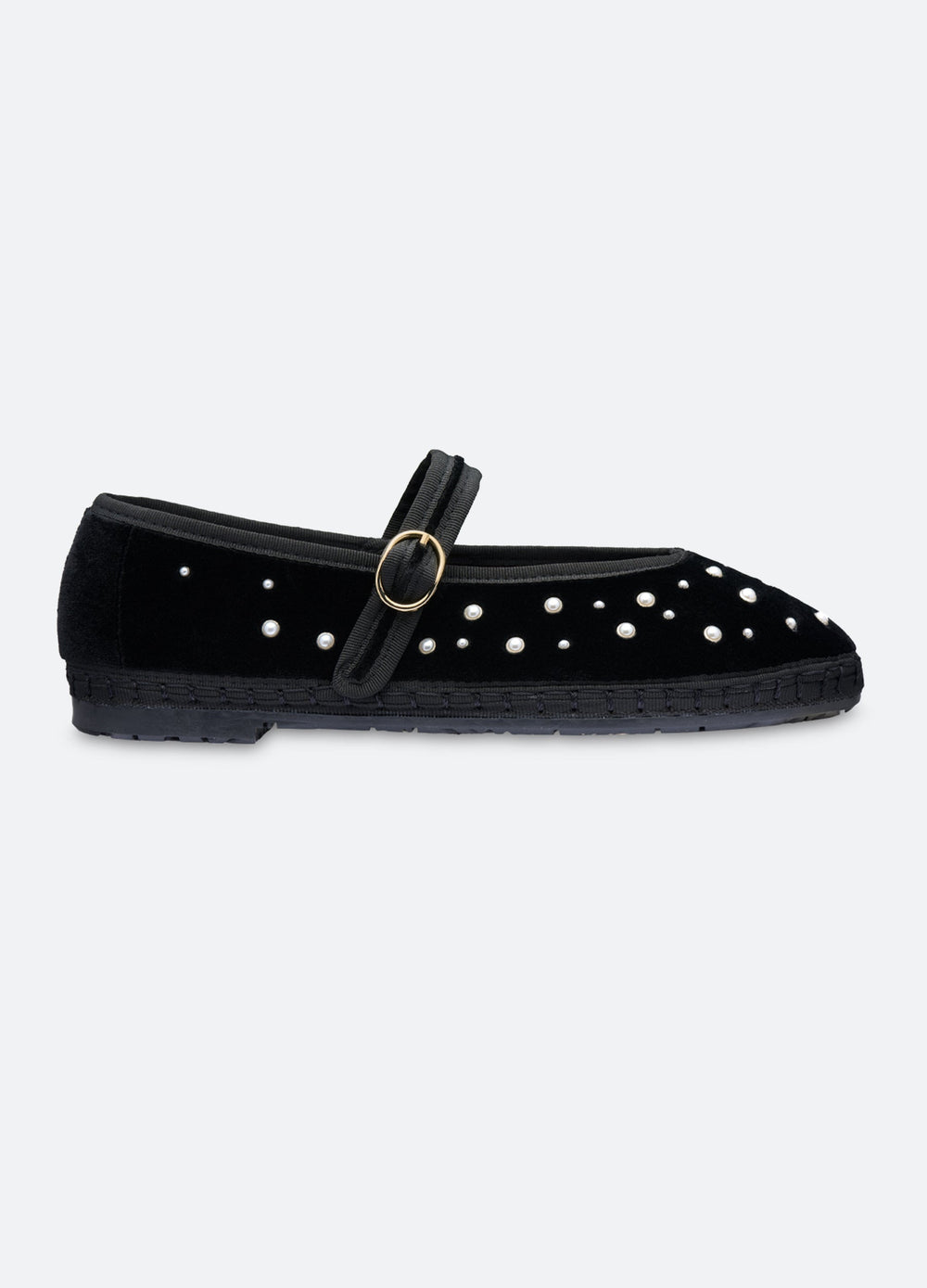 Pearl Mary Jane Flats Black / Sea New York Near me