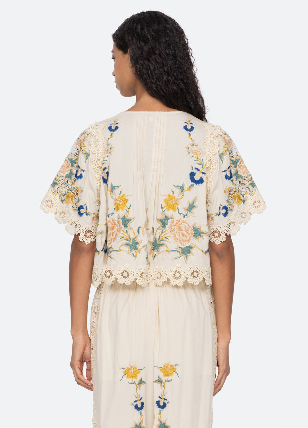 Adonna S/S Top Cream / Sea New York Sale