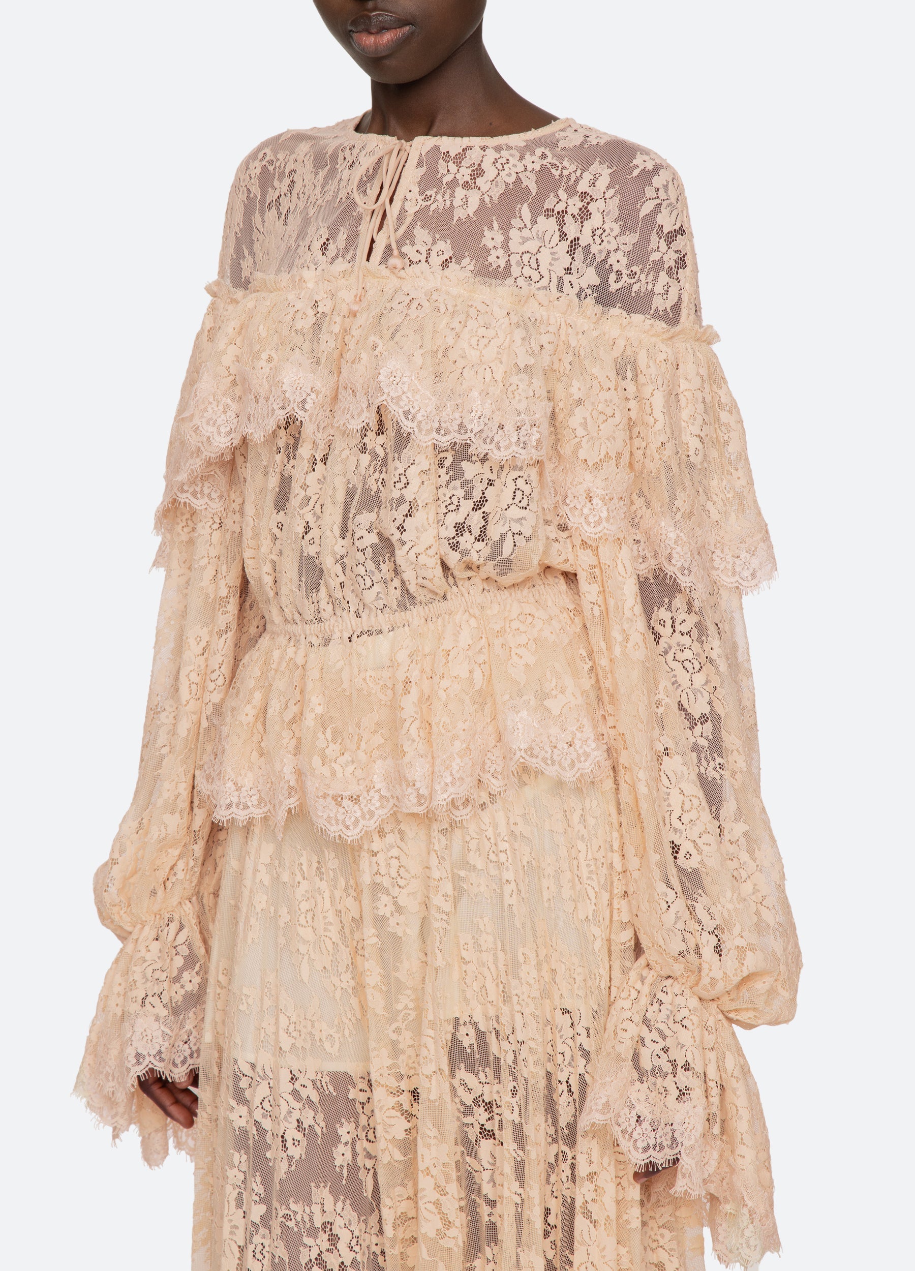 Sharleen L/S Top Khaki / Sea New York For Sale